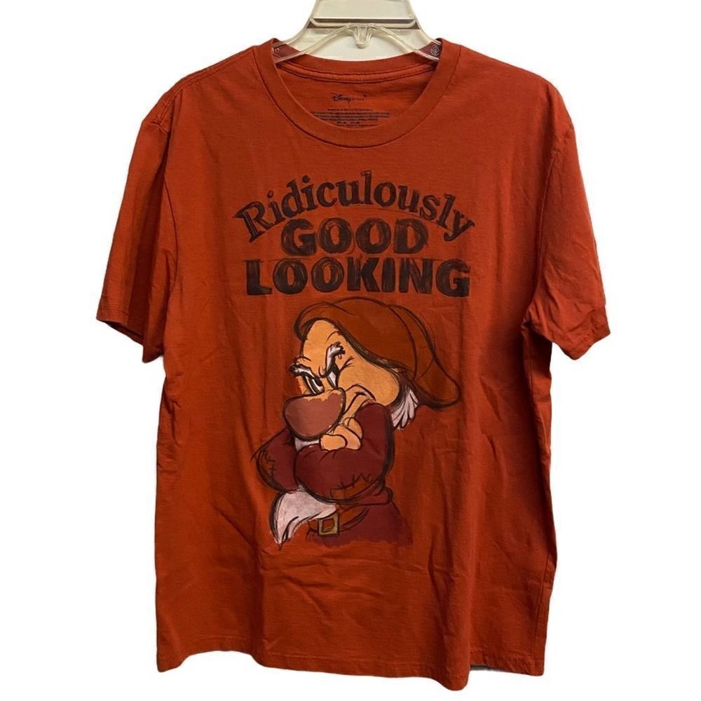 Mens Disney Grumpy T-Shirt Ridiculously Good Looking Size Large
